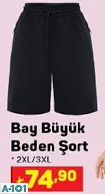 BAY BÜYÜK BEDEN ŞORT